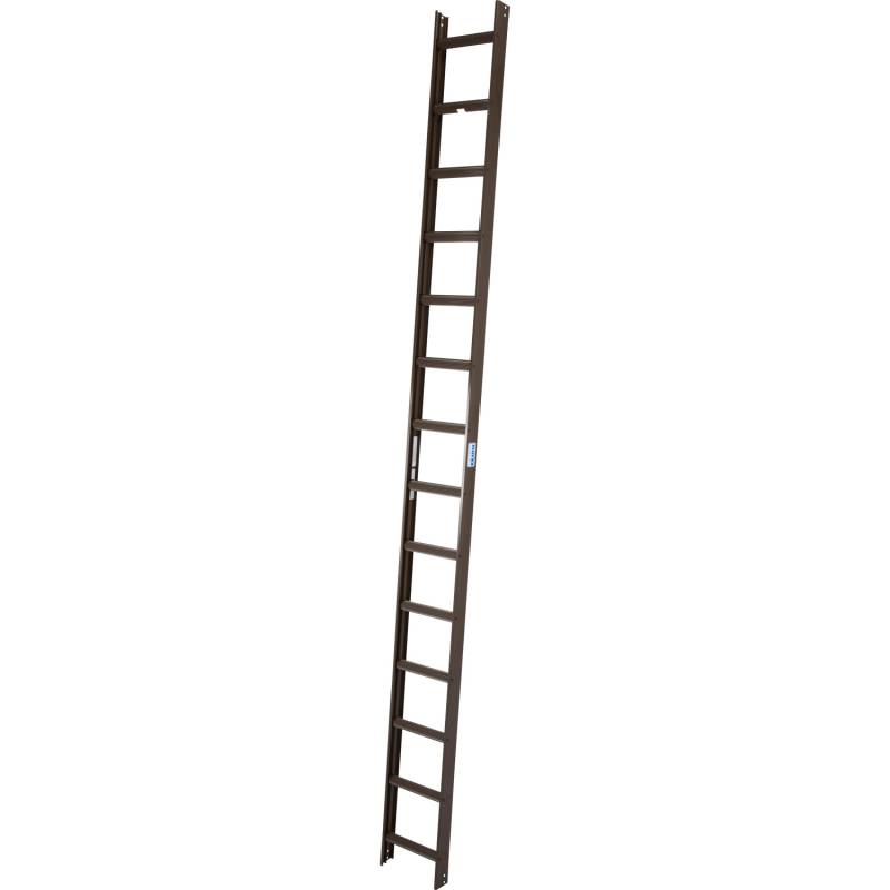 Krause Kaminkehrer-Leiter 14 Sprossen 395 cm x 35 cm x 9 cm Braun von KRAUSE