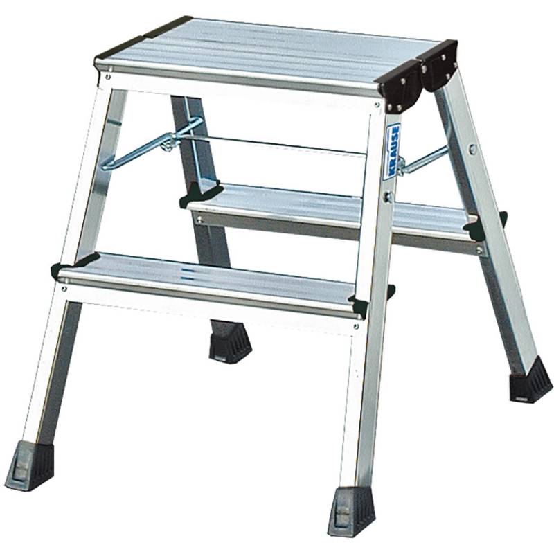 Krause Rolly Doppel-Klapptritt 2x2 Stufen Alu von KRAUSE