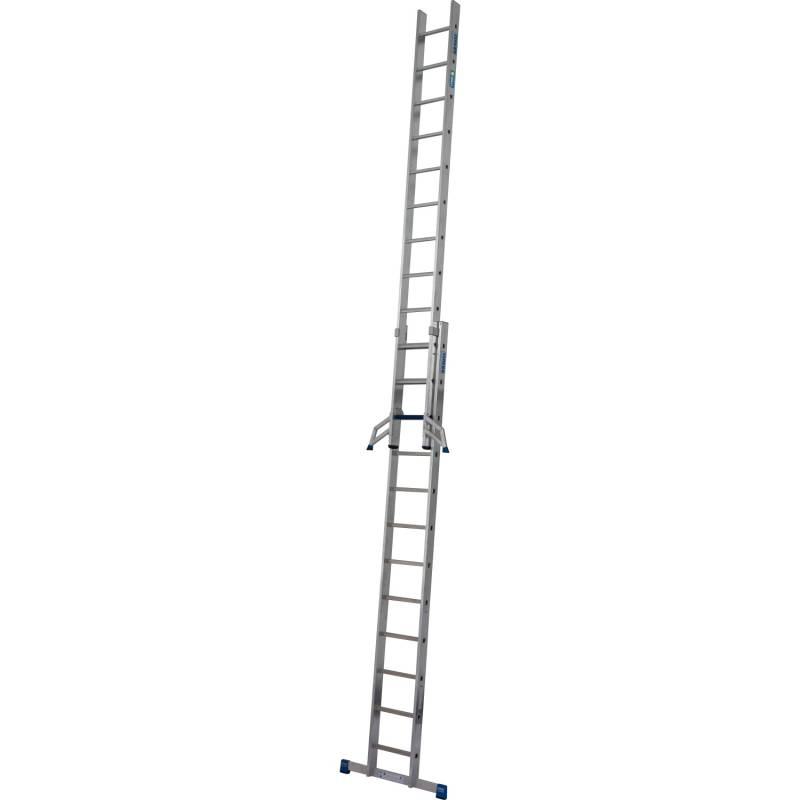 Krause Schiebeleiter Stabilo +S 2 x 12 Sprossen/Stufen 570 cm x 97 cm x 215 cm von KRAUSE