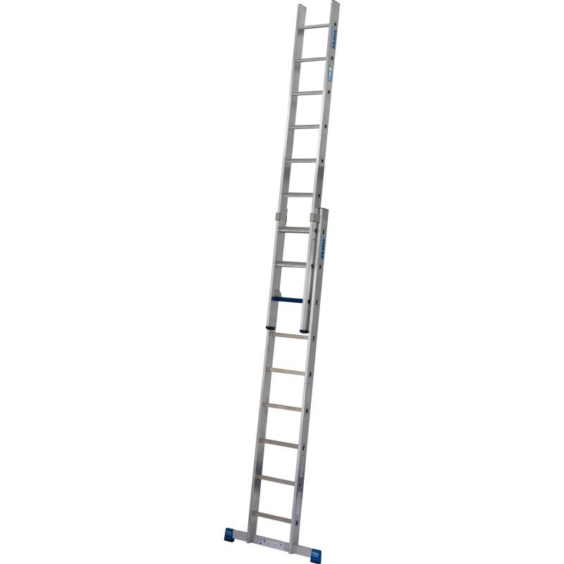 Krause Schiebeleiter Stabilo +S 2 x 9 Sprossen/Stufen 410 cm x 87 cm x 156 cm von KRAUSE