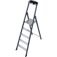 Krause SePro S Stufenstehleiter eloxiert 5 Stufen Krause SePro S Stufenstehleiter eloxiert 5 Stufen von KRAUSE