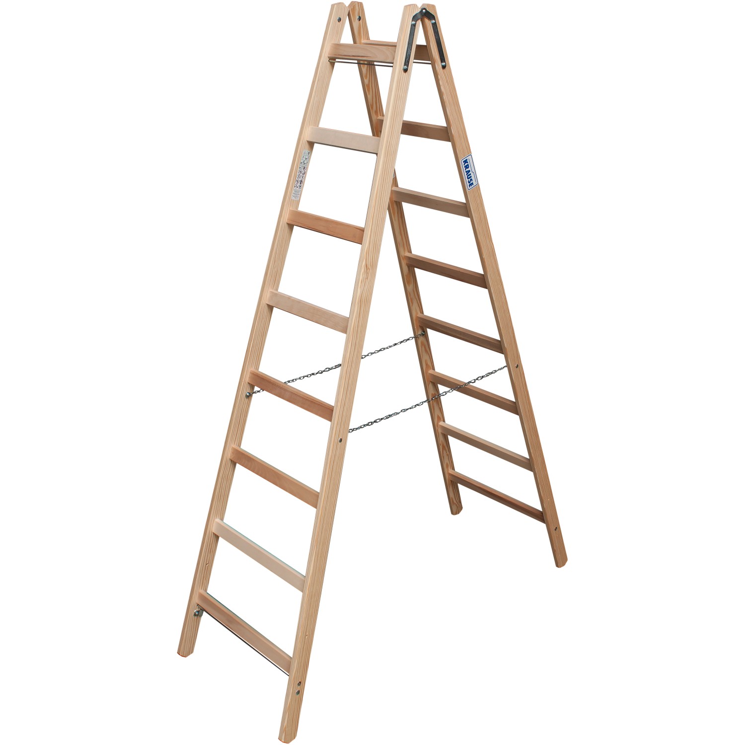 Krause Stabilo Sprossen-Doppel-Leiter Holz 2 x 8 Sprossen Krause Stabilo Sprossen-Doppel-Leiter Holz 2 x 8 Sprossen von KRAUSE