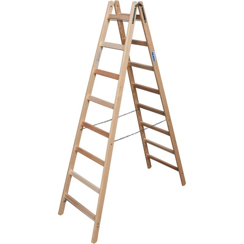 Krause Stabilo Sprossen-Doppel-Leiter Holz 2 x 8 Sprossen Krause Stabilo Sprossen-Doppel-Leiter Holz 2 x 8 Sprossen von KRAUSE