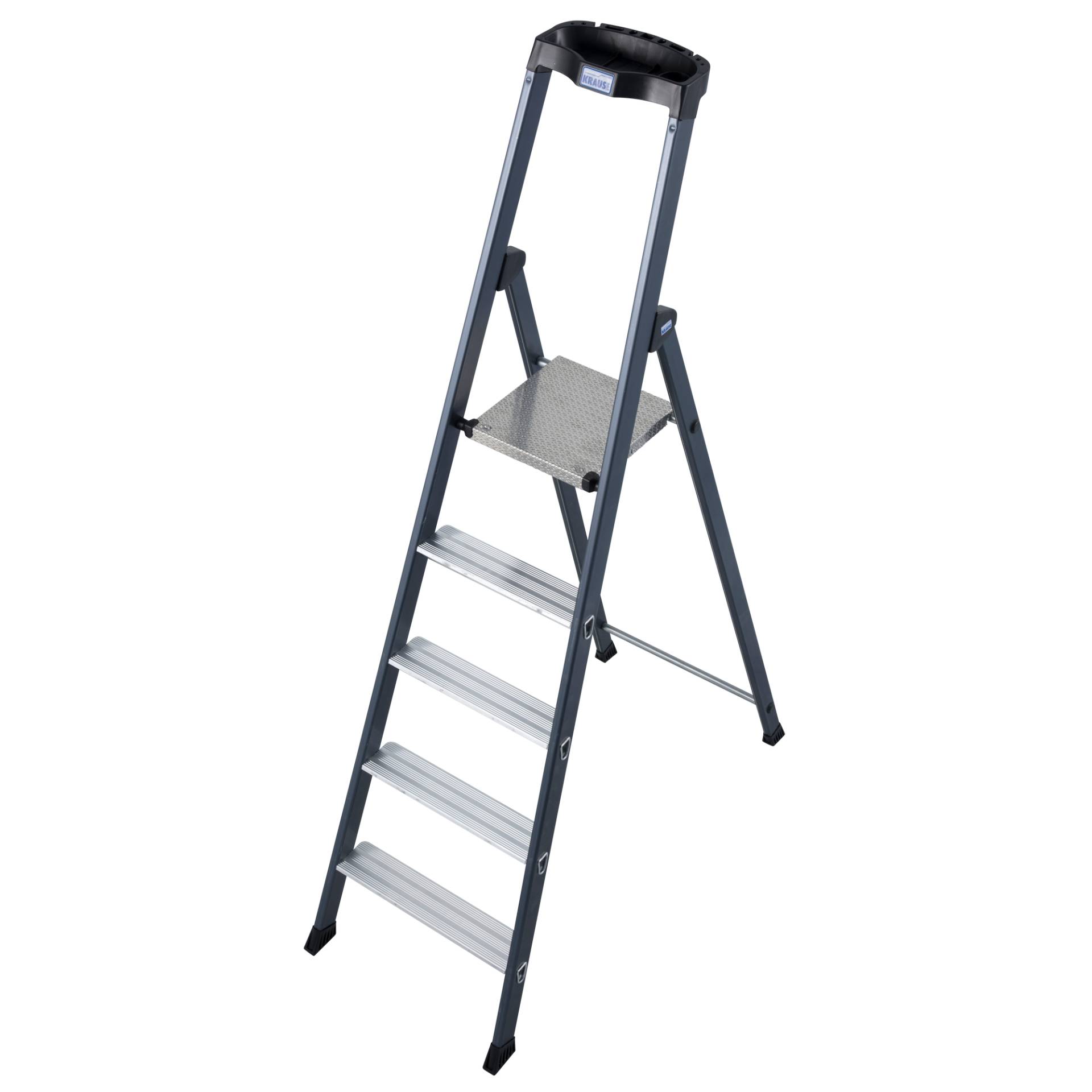 Krause Stehleiter 'SePro S' 1 x 5 Stufen eloxiert Krause Stehleiter 'SePro S' 1 x 5 Stufen eloxiert von KRAUSE