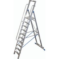 Stabilo Stufen-StehLeiter mit großer Standplattform 10 Stufen - Krause von KRAUSE