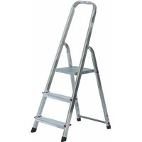 Krause - Corda Alu Trittleiter Aluleiter Stehleiter Klappleiter 3 Stufen 000712 von KRAUSE