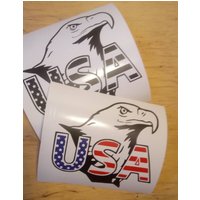Usa Eagle Flag Vinyl-Aufkleber, Flag, Decal For Yeti, Car Decal, United States Windowdecal, Tablet von KRCustomDesignDecals