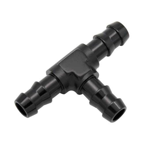 KRD PERFORMANCE T-Schlauchverschraubung, T-Verteiler-Adapter, Aluminium, 10 mm, Schwarz KRD PERFORMANCE T-Schlauchverschraubung, T-Verteiler-Adapter, Aluminium, 10 mm, Schwarz von KRD PERFORMANCE