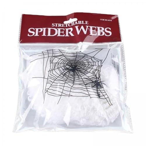 KRDPMV 2 Halloween-Spinnennetze, elastische Halloween-Spinnennetze, super elastische Spinnennetze für Klassenzimmeraufführungen, Karneval, Biene von KRDPMV