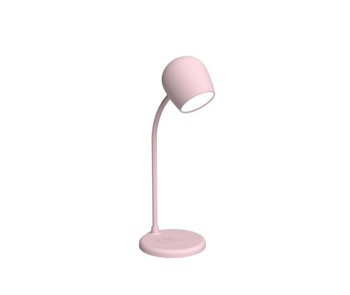 KREAFUNK Tischleuchte Ellie 3-in-1: Lampe, Bluetooth Lautsprecher und kabelloses Ladegerät, 100% recycelter GRS-Kunststoff von KREAFUNK