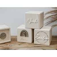 Personalisierte Spardose Aus Holz I Mit Namen Geschenk Zur Geburt, Taufe Oder Einschulung von KREATIVLIEBErmann