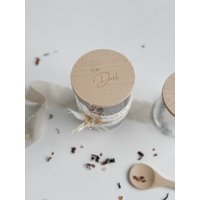 Vorratsglas "Für Dich' I Mit Graviertem Holzdeckel Geschenkidee Mitbringsel Dankeschön Kleinigkeit von KREATIVLIEBErmann