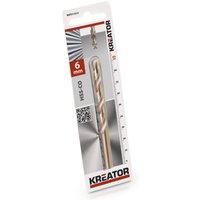 Kreator - Kobalt-Metallbohrer mit langer Lebensdauer Durchmesser 6 mm von KREATOR