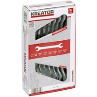Kreator - Satz mit 8 festen Schraubenschlüsseln 6x7-20x22mm Cr.Vanadium 500002 Kreator - Satz mit 8 festen Schraubenschlüsseln 6x7-20x22mm Cr.Vanadium 500002 von KREATOR