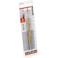 Kreator - Metallbohrer Titanium Gelb Durchmesser 6 mm von KREATOR