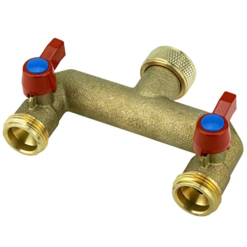 2-Wege Verteiler Wasseranschluß 3/4"IG - 2x3/4"AG Anschluss von 2 Geräten 2-fach Ventile 2-Wege Verteiler Wasseranschluß 3/4"IG - 2x3/4"AG Anschluss von 2 Geräten 2-fach Ventile von KREFT