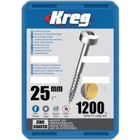 Taschenlochschraube Kreg Zinkbeschichtet Pan-Head, Feingewinde Kreg SPS-F1-500-INT von KREG