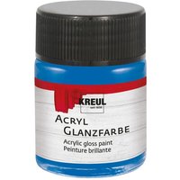 Acryl Glanzfarbe blau 50 ml Glanzfarbe - Kreul von KREUL