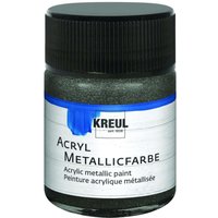 Acryl Metallicfarbe anthrazit 50 ml Verzierfarbe - Kreul von KREUL