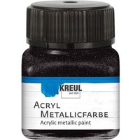 Kreul Acryl Metallicfarbe schwarz 20 ml Metallicfarbe Kreul Acryl Metallicfarbe schwarz 20 ml Metallicfarbe von KREUL