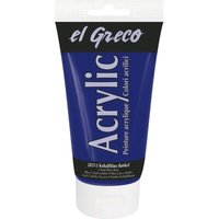 Kreul - el Greco Acrylic Tube kobaltblau dunkel 150 ml Künstlerfarben von KREUL