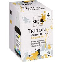 Triton Acrylic Ink 50 ml 4er Set Elegant Art Textilfarbe - Kreul Triton Acrylic Ink 50 ml 4er Set Elegant Art Textilfarbe - Kreul von KREUL