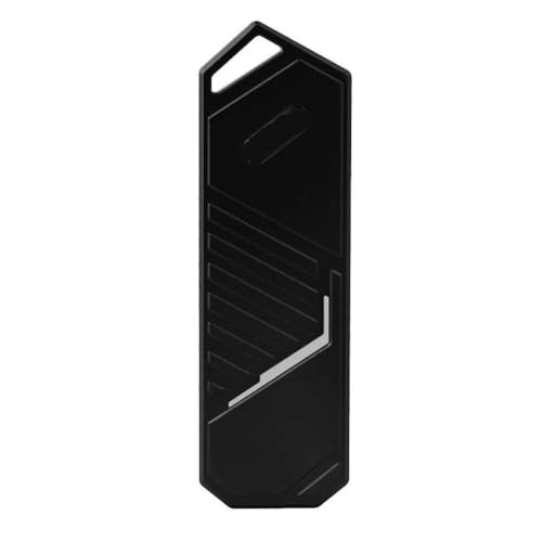 KRHQPNFN M.2 NVMe SSD -Gehäuse PCIe 10Gbit / s Fall kompatibel mit M -Key -Festkörper -Förderung UASP -Unterstützung(Black) von KRHQPNFN