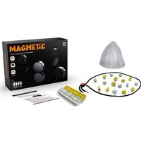 Magnetic Games, 2025 Tragbares Magnetschachset – Enthält 20 magnetische Schachfiguren (schwarz + silber), Schnur und Aufbewahrungstasche. Dieses Magnetic Games, 2025 Tragbares Magnetschachset – Enthält 20 magnetische Schachfiguren (schwarz + silber), Schnur und Aufbewahrungstasche. Dieses von KRINNER