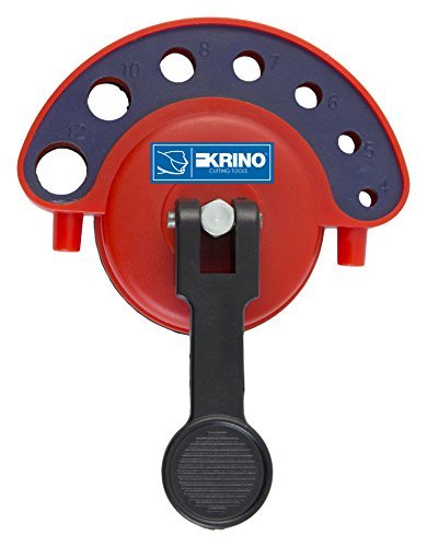 Krino 03121001 Dima Saugnapf für genaues Bohren Steingut, Keramik und Fliesen, Stahl, 5 bis 12 mm von KRINO