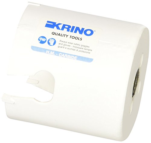 Krino 0507806400 Lochsägen mit Zähne für Schneiden Holz, Weiß, 64 mm von KRINO