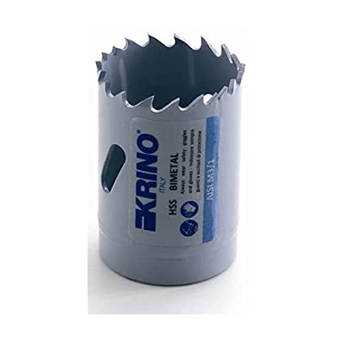 Krino 2106002500 Metall Lochsägen HSS A Zahnung variabel, grau, 25 mm Krino 2106002500 Metall Lochsägen HSS A Zahnung variabel, grau, 25 mm von KRINO