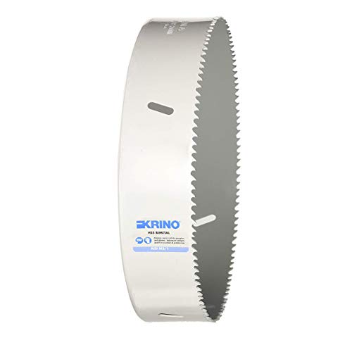 KRINO 2106005100 HSS Bi-Metall-Lochsägen mit variabler Zahnung, grau, Ø 51 mm von KRINO