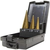 Krino - konische stufenfräser für blech und kunststoff 3tlg - u070470300 von KRINO