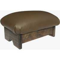 Gepolsterter Fußhocker Schoko Ganache 7" Nussbaum Fleck | Made in The Usa Gepolsterter Fußhocker Schoko Ganache 7" Nussbaum Fleck | Made in The Usa von KRIdeasInc