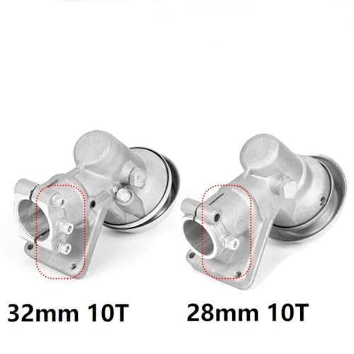 32 mm 28 mm 10 Zähne Zahnradkoffer Kompatibel mit und kompatible Pinselschneider 36 43 EM753 746T 750T 753T 755 61112072R(32mm 10T) von KRLAZdN