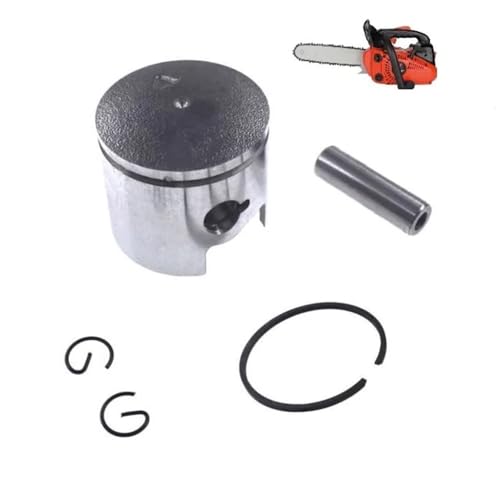 G2500 34 mm Kolbenbolzenring-Set, kompatibel mit 25 cc 25,4 cc Kettensägengriff-Gartenschere G250 G2500T 2500 2600(SINGLE RING) von KRLAZdN