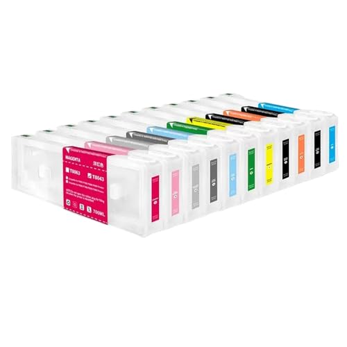 KRLAZdN Kompatibel mit dem leeren Tintenpatronenset SureColor P6000 P7000 P8000 P9000, europäischen 11-Farben-Druckern T8041 T8049 T804A T804B(T8044-Yellow) von KRLAZdN