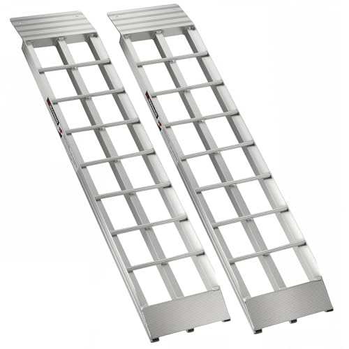 2X Auffahrrampe Alu Laderampen - 680kg max - Auto Laderampe Für Motorrad, Rasenmäher, Quad, Schneefräse, Garage & Geräteschuppen, 91x20 cm 2X Auffahrrampe Alu Laderampen - 680kg max - Auto Laderampe Für Motorrad, Rasenmäher, Quad, Schneefräse, Garage & Geräteschuppen, 91x20 cm von KROAK