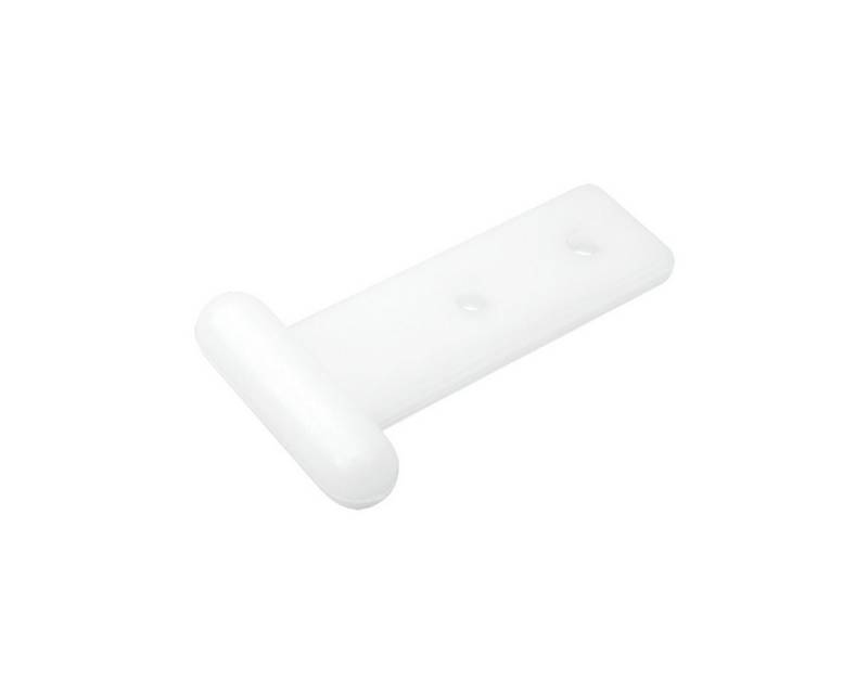 Planenscout U-Laufschiene Stabgleiter weiß Nylon 11mm, (1-tlg), 65 mm [L] von Planenscout