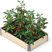 Upyard - Kronus Palettenrahmen Hochbeet 80x60x19,5cm stapelbar Aufsatzrahmen Klapprahmen Upyard - Kronus Palettenrahmen Hochbeet 80x60x19,5cm stapelbar Aufsatzrahmen Klapprahmen von UPYARD