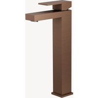 Erhöhter Waschtisch-Einhandmischer Roségold gebürstet - Sirius von KROOS®