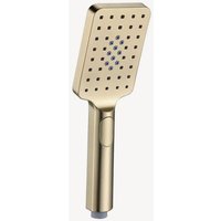 Kroos ® - Rechteckige Handbrause mit zwei Strahlen - Vergoldet gebürstet von KROOS®