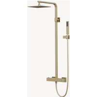 Thermostat-Duschsäule Gebürstete Vergoldung - Sirius von KROOS®