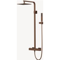 Thermostat-Duschsäule Roségold gebürstet - Sirius von KROOS®