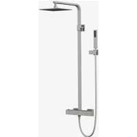 Thermostatische Duschsäule Nickel gebürstet - Sirius von KROOS®
