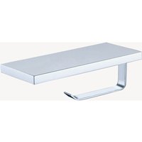 Toilettenpapierhalter mit Telefonhalter Verchromt - Osaka von KROOS®