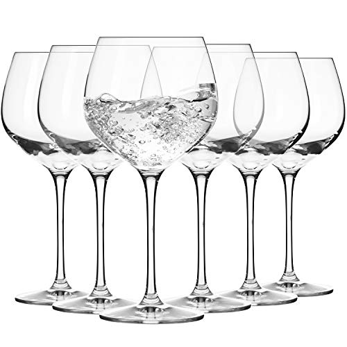 Krosno Gin und Tonic Glas Ballongläser Wassergläser | 6-teiliges Set | 570 ml | Harmony Kollektion | Perfekt für Zuhause, Restaurants und für Partys und Veranstaltungen | Spülmaschinenfest von Krosno