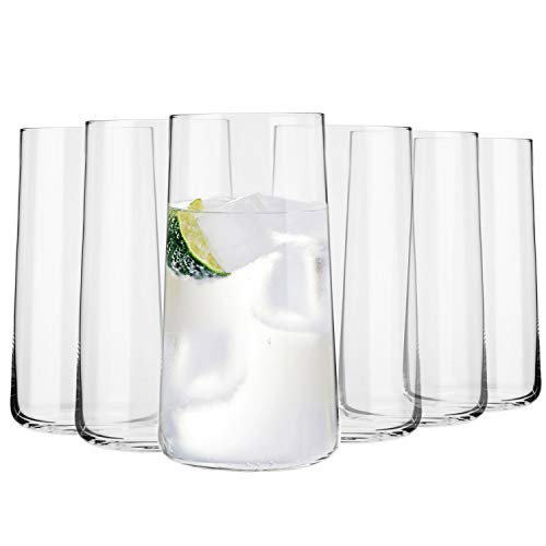 Krosno Highball Wasserglas Saft | 6 Stück | 540 ml | Avantgarde Collection | Perfekt für Zuhause, Restaurants und Partys | spülmaschinenfest von Krosno