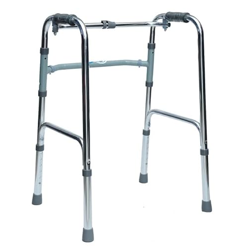 KRQDBCZ Senioren Gehwagen, Handicap-Gehhilfe, Rehabilitationsgerät mit drehbaren Aluminiumlegierungs-Armlehnen - Einfach zu montieren (ohne Räder) Dekoration von KRQDBCZ