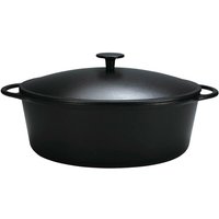 Krüger - Gänsebräter Rustika 7,5 l Ø34cm schwarz matt von KRÜGER